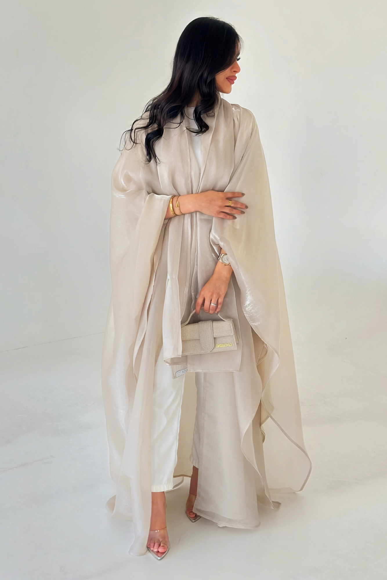 Axury Lumire Flow Abaya AXURY Axury Lumire Flow Abaya AXURY