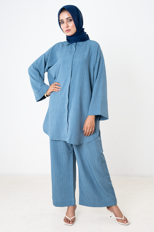 AXURY RELAXED COTTON CO-ORD SET