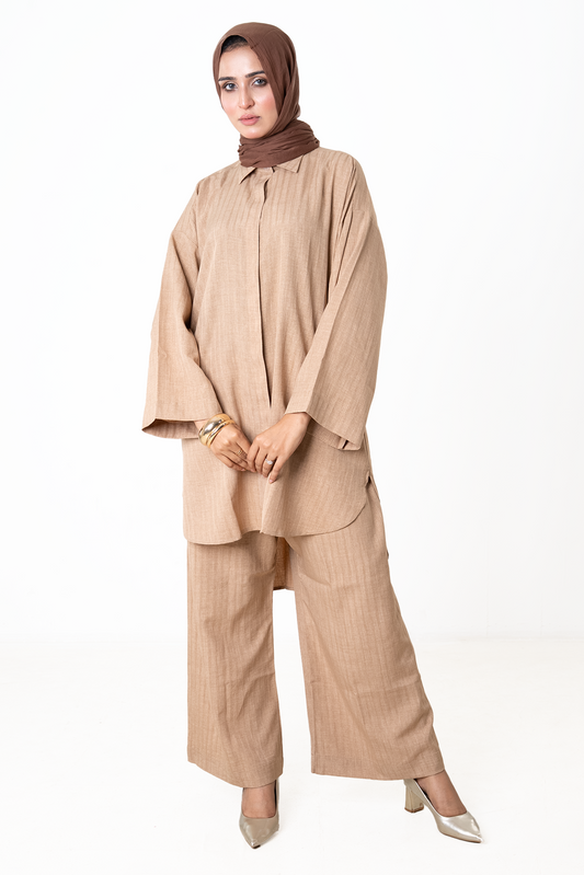 AXURY RELAXED COTTON CO-ORD SET