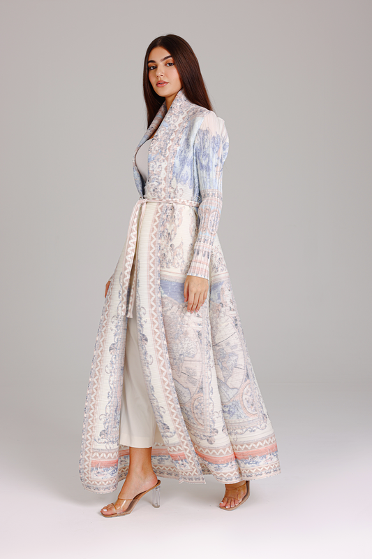 Axury Artisan Echo Printed Abaya