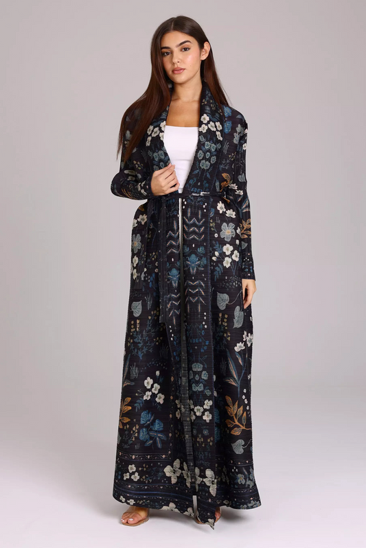 Axury Artisan Echo Printed Abaya