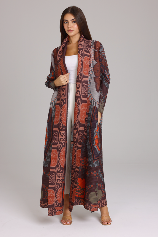 Axury Artisan Echo Printed Abaya