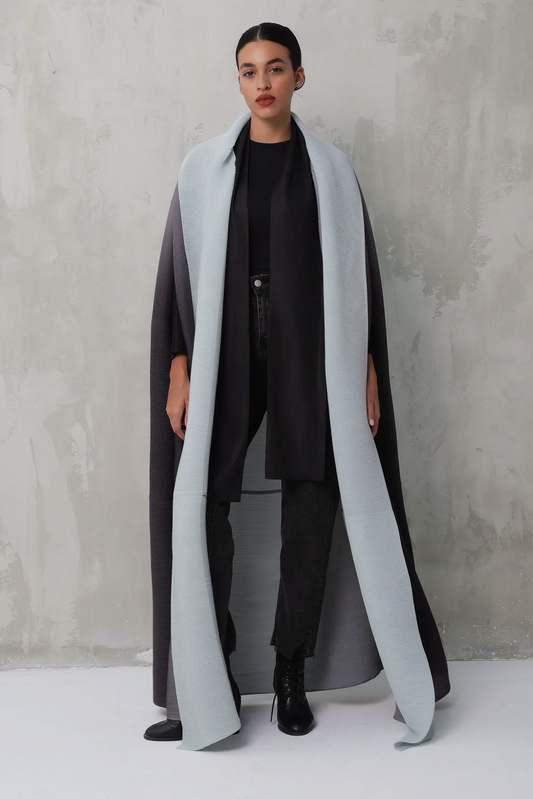 Axury Signature Pleated Open Abaya