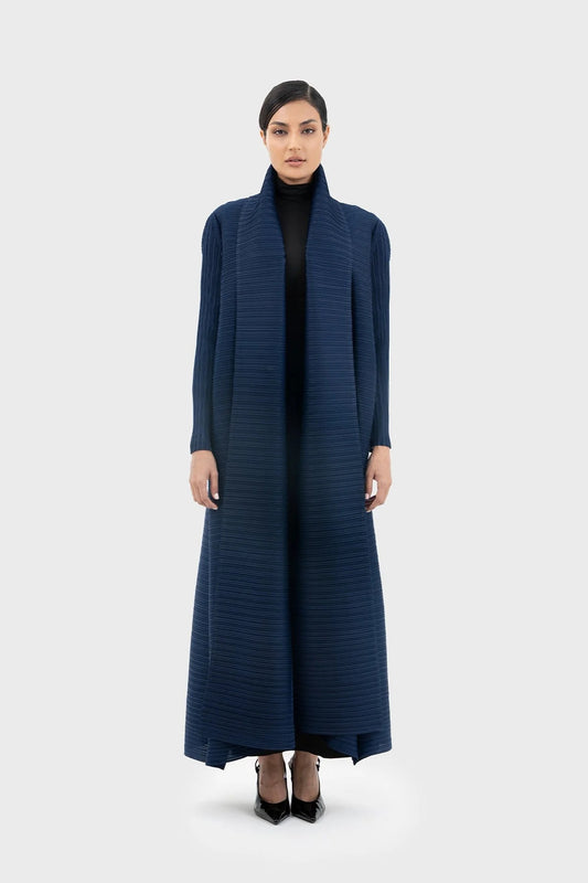 Axury Signature Pleated Open Abaya