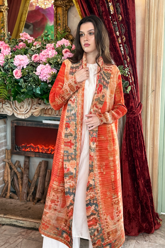 Axury Ember Heritage Printed Abaya